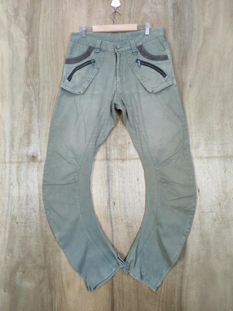 Other Designers Vintage - VINTAGE PPFM FADED BAGGY BONDAGE CARGO PANTS