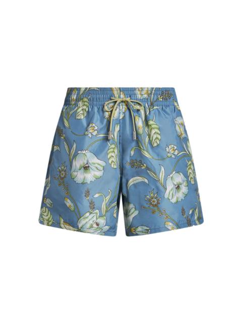 Etro floral print swim shorts
