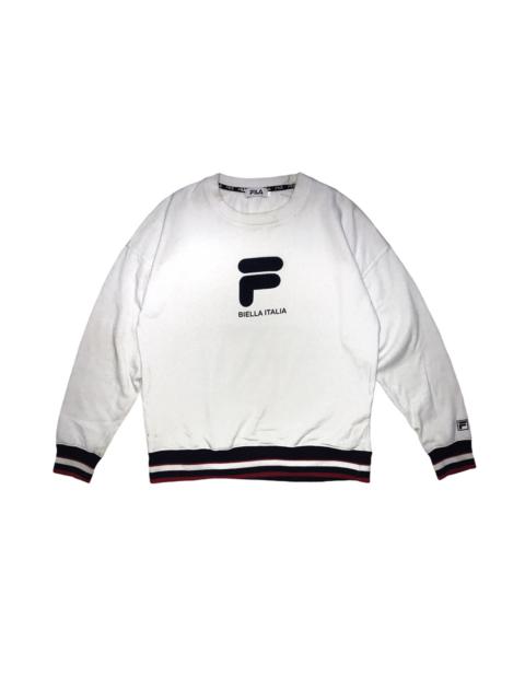 Other Designers Vintage - Vintage Fila Italia Big Logo Streetwear Sweatshirt