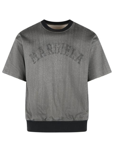 Maison Margiela Maison Margiela Viscose And Grey Cotton T-Shirt Men