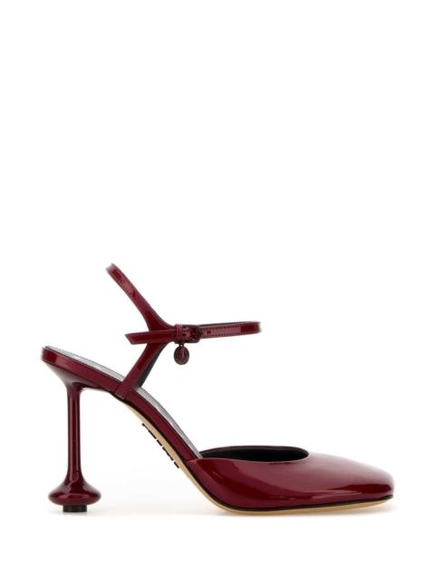 Loewe Loewe Women Tiziano Red Leather Toy Pumps