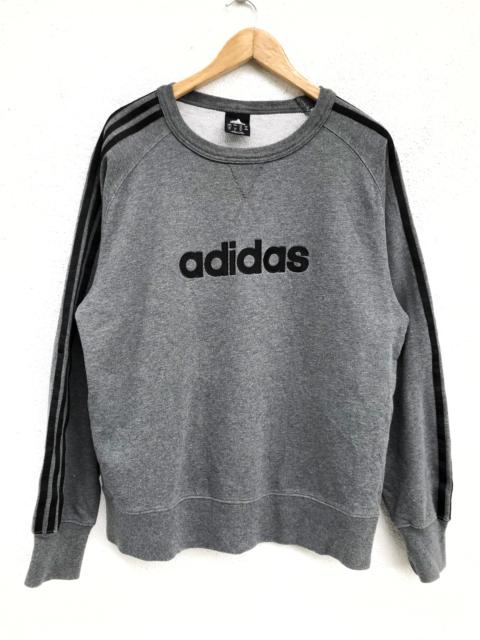 adidas Adidas 3 Stripes Big Logo Crewneck Sweatshirt