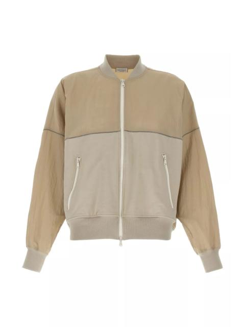 Brunello Cucinelli Women Two-Material Sweatshirt