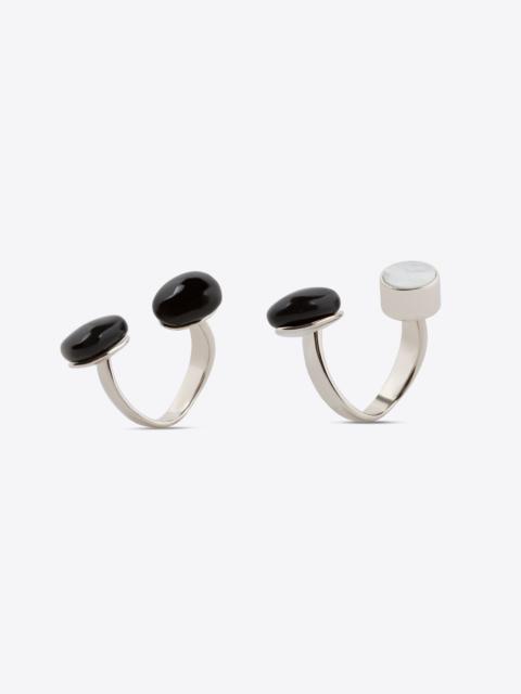 Dries Van Noten SET OF OPEN RINGS