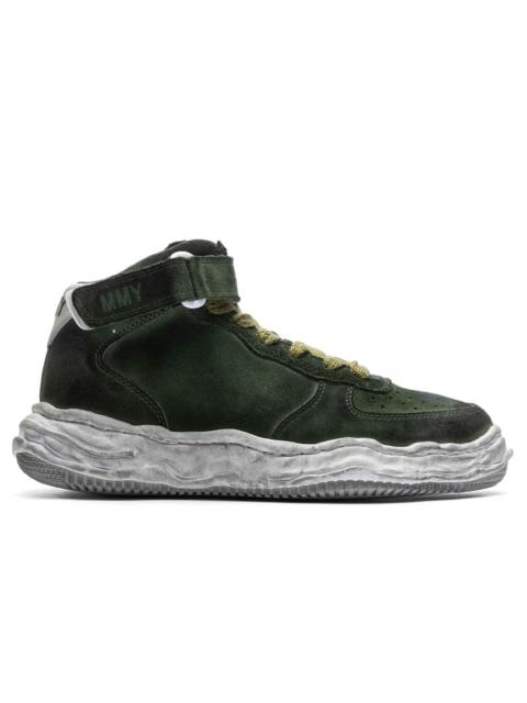 Maison MIHARAYASUHIRO WAYNE BRUSHED SUEDE HIGH - GREEN