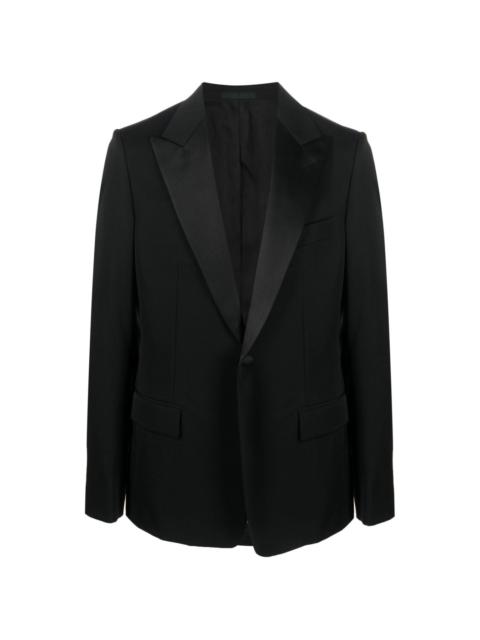 Lanvin single-breasted wool tuxedo jacket