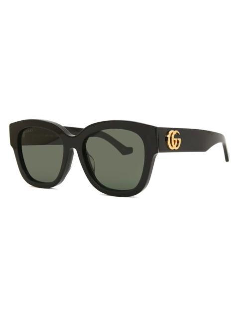 GUCCI Gucci Grey Square Ladies Sunglasses GG1550SK 002 54