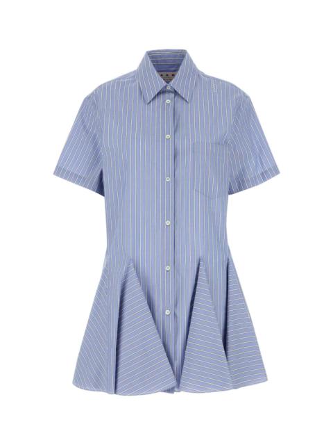 Marni Marni Women Embroidered Poplin Shirt Dress