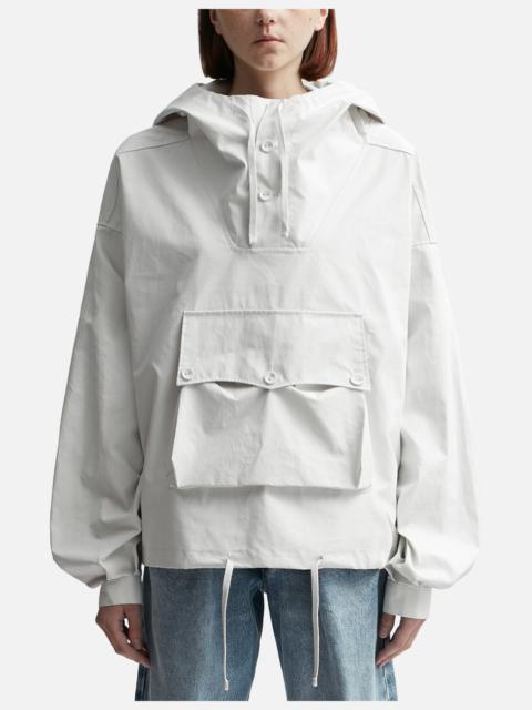 Maison Margiela WAXED RUBBER HOODED WINDBREAKER