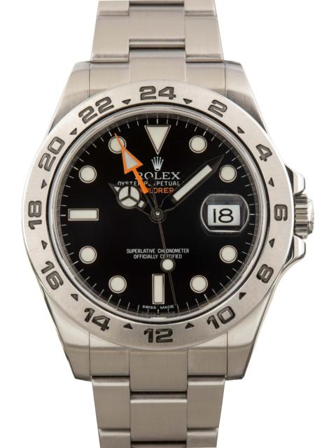 ROLEX Used Rolex Explorer II Ref 216570 Black