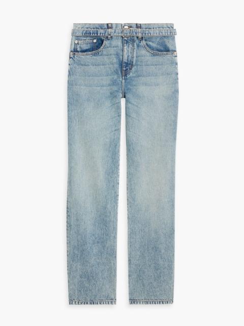 Proenza Schouler Ellsworth belted high-rise straight-leg jeans