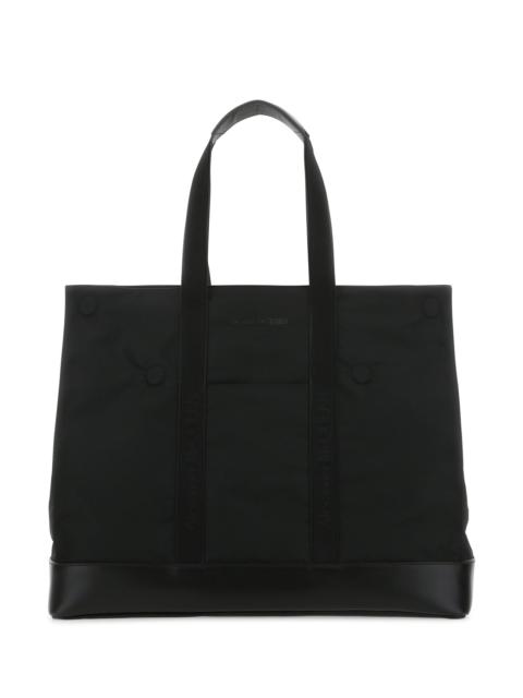 Alexander McQueen Black fabric shopping bag