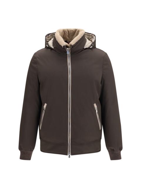 Brunello Cucinelli Brunello Cucinelli Nylon Down Jacket Testa di Moro