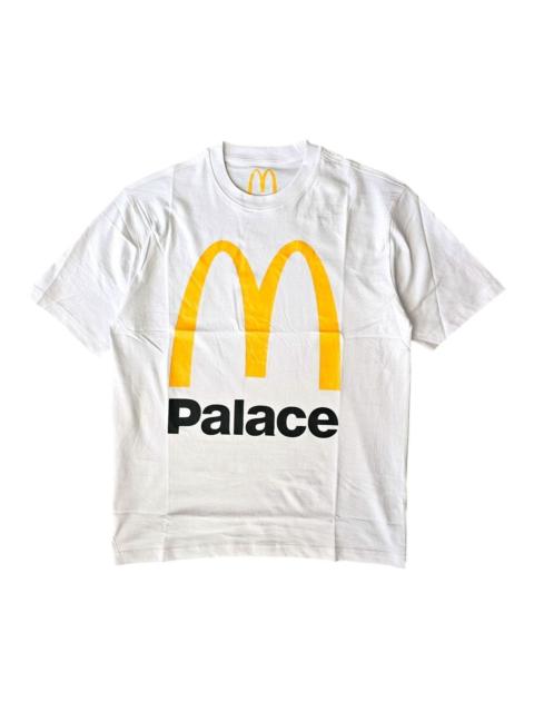 PALACE X McDonald’s Logo Cotton T Shirt in White size Large - New