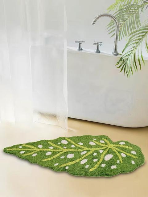 Streetwear - Spotted Begonia Leaf Art Tufted Rug Carpet