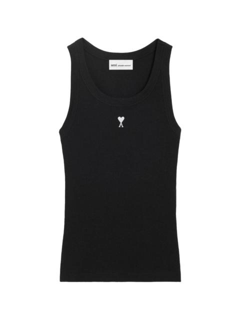 AMI Paris Ami De Couer cotton tank top