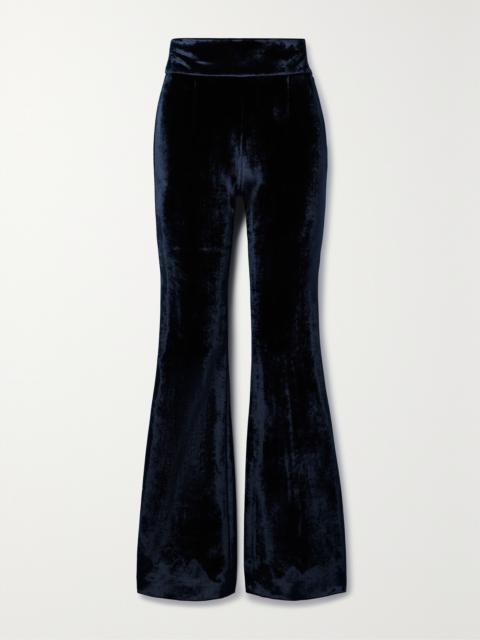 GALVAN Velvet Flared Pants