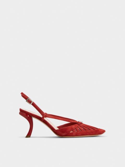 Roger Vivier Virgule D'Orsay Pumps in suede