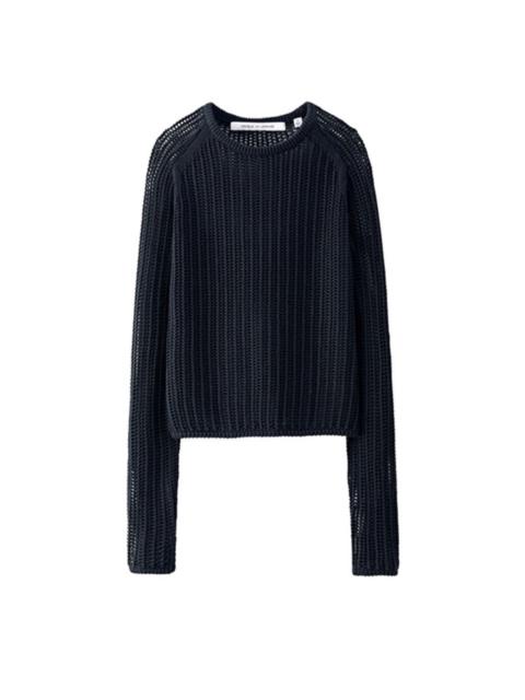 Lemaire FW12 Supima Cotton Mesh Crewneck LS Sweater