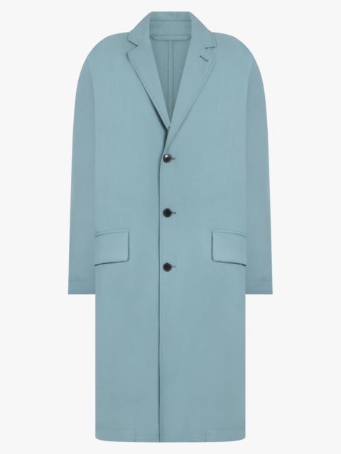 Dries Van Noten RINLEY RELAXED MID LENGTH COAT | TURQUOISE