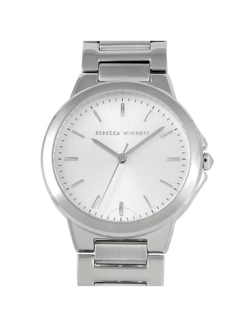Other Designers Rebecca Minkoff Cali Quartz Silver White Dial Ladies Watch 2200303