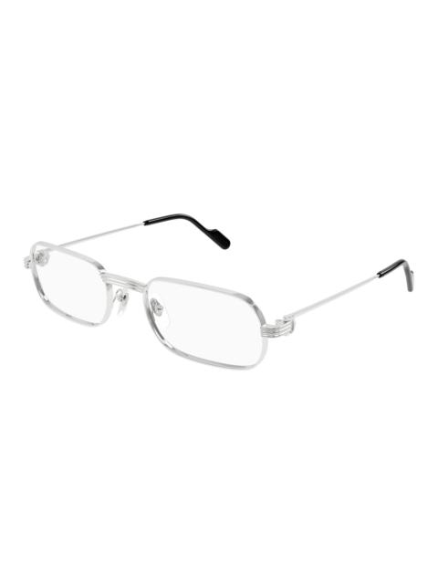 Cartier Cartier Demo Rectangular Men's Eyeglasses CT0556O 002 55
