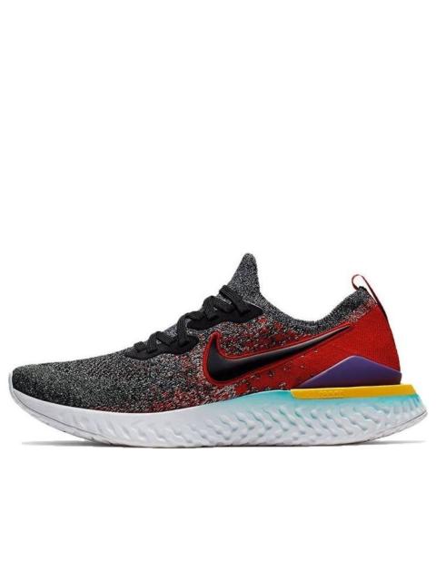 Nike Nike Epic React Flyknit 2 'Black University Red' BQ8928-007