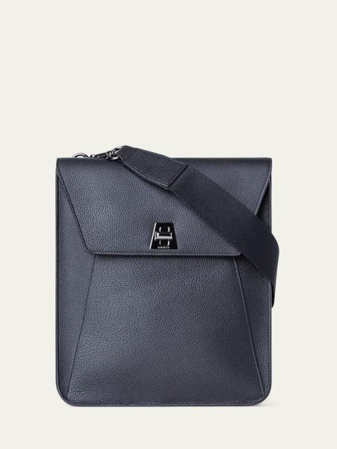 AKRIS Anouk Medium Flap Leather Messenger Bag
