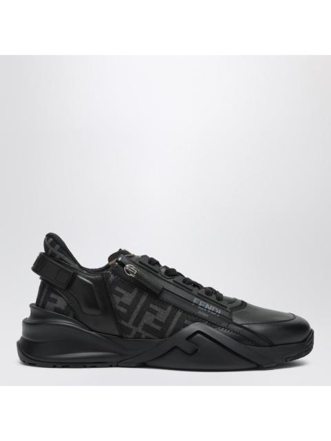 Fendi Fendi Flow Black Leather Sneaker Men