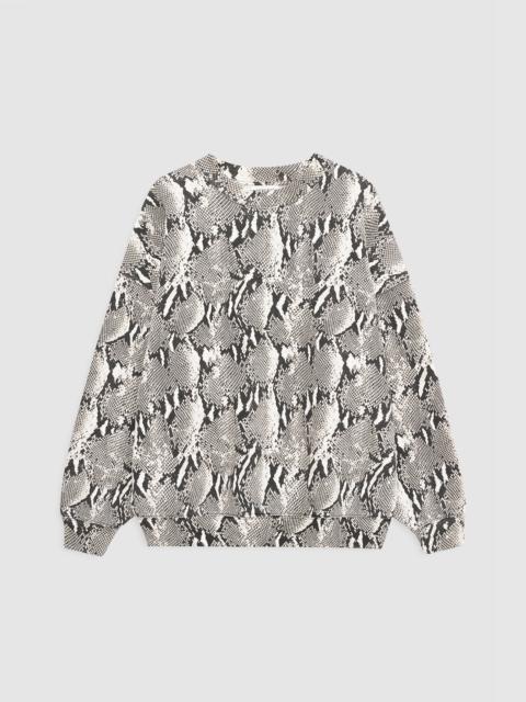 ANINE BING Miles Sweatshirt - Washed Python