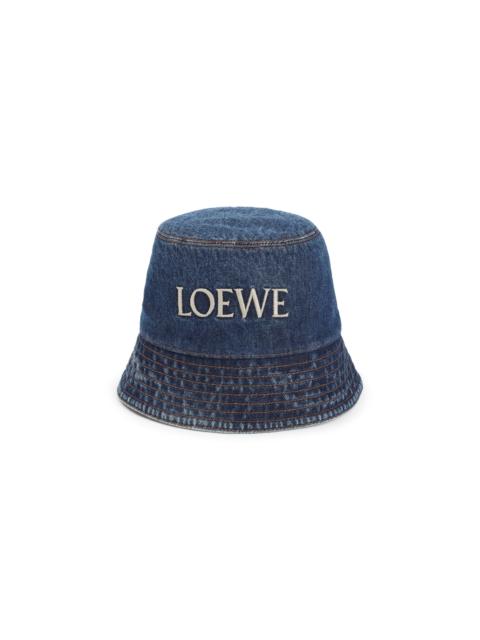 Loewe Loewe Denim Bucket Hat Women