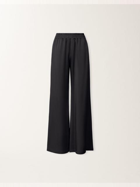 FABIANA FILIPPI Amelia trousers in midnight blue enver satin