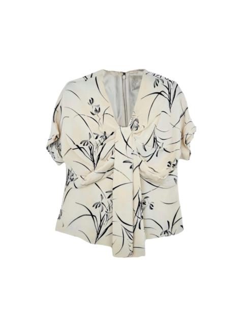 Dior Vintage Christian Dior Samourai Draped Front Top