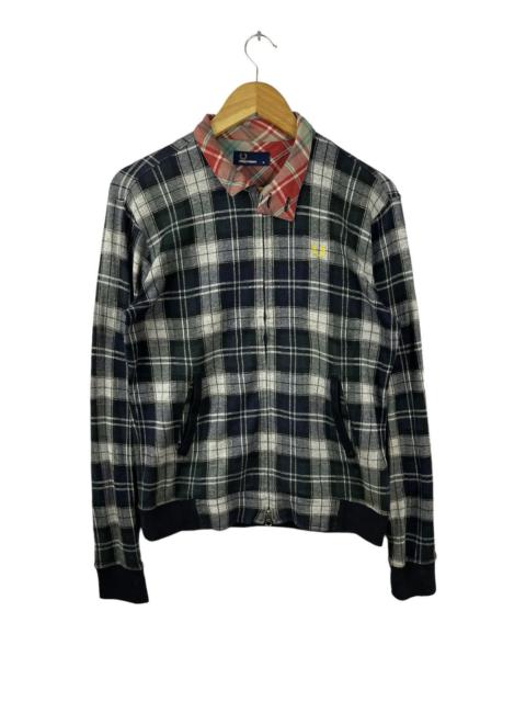 Fred Perry FRED PERRY FULL ZIPPER JACKET CHECKERED