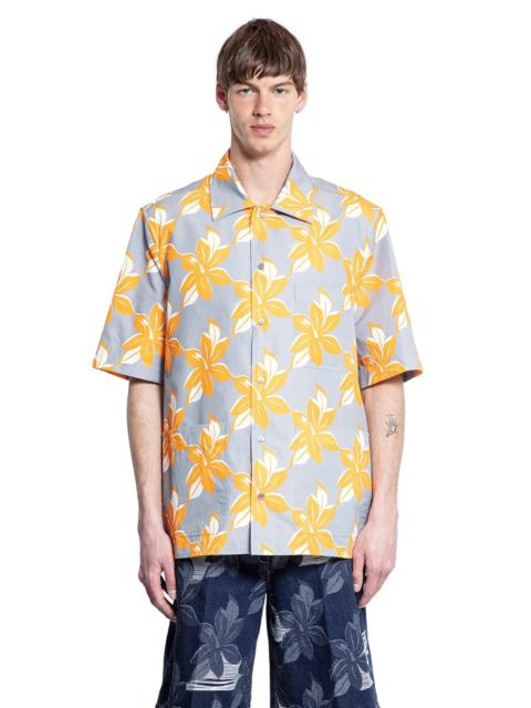 GUCCI Printed-Cotton-Poplin-Shirt
