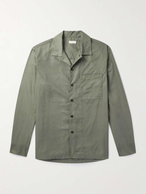 Camp-Collar Shell Shirt
