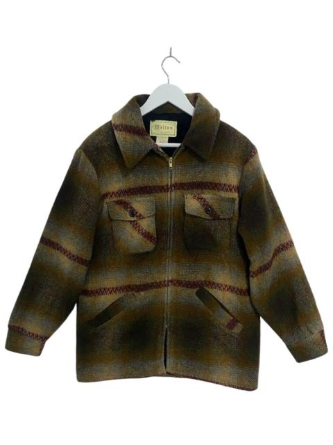 Vintage MELTON Outer Wear Flannel Jacket Made in USA