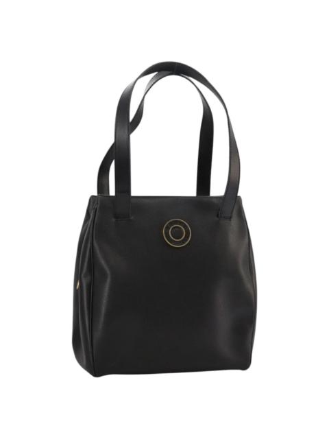 CELINE CELINE Hand Bag Leather Black Gold
