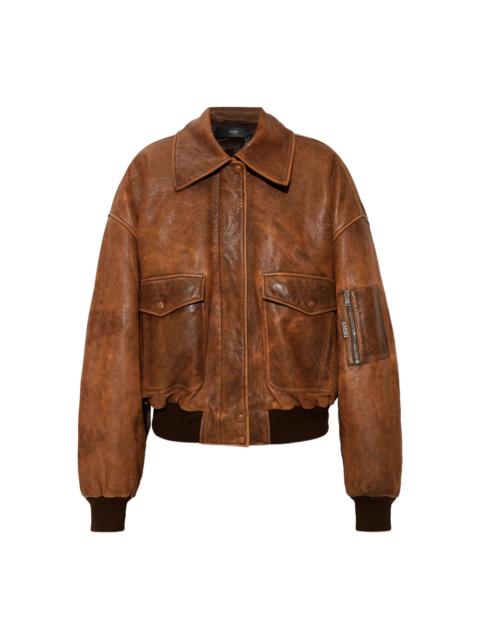 AMIRI Amiri Brown Jackets - Leather Jackets Women