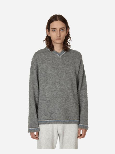 ERL Washed V-Neck Sweater Grey