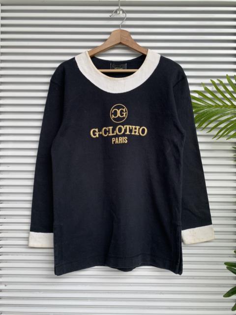 Other Designers Vintage - G.Clotho Paris Embroidered Logo Crewneck Sweatshirt