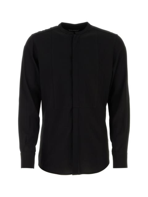Dolce & Gabbana Black crepe shirt