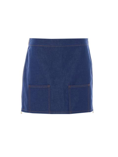 FENDI Fendi Women Ff Motif Denim Skirt
