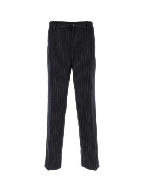 Moncler Moncler Men Embroidered Stretch Wool Pant