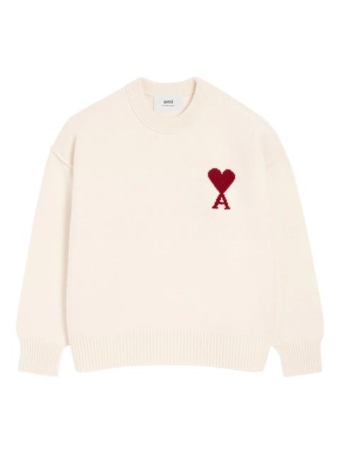 AMI Paris Ami Paris Ami Heart Intarsia Wool Sweater