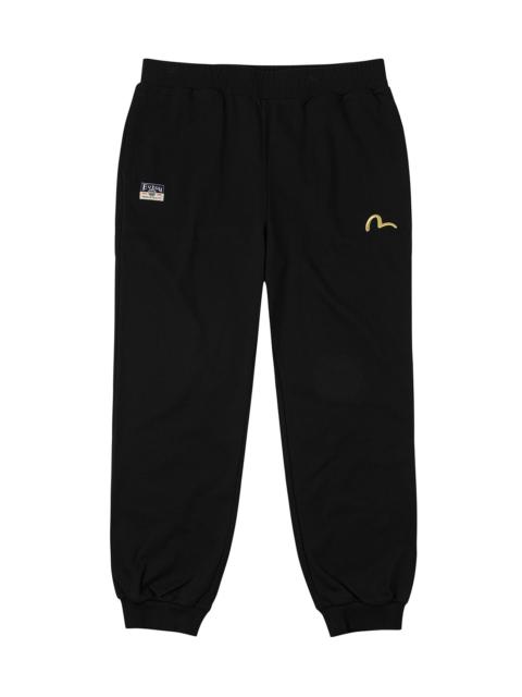 EVISU Seagull Embroidery EVISU Brocade Appliqué Straight Fit Sweatpants