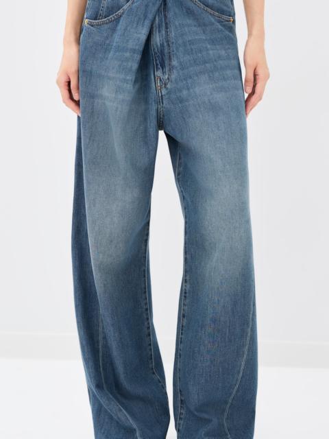 DARKPARK Ines Fold Over Tencel Denim Jeans