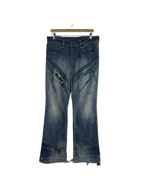 Hysteric Glamour 🔥VTG DENIM JEANS DISTRESSED PUNK ECSTASY JAPAN