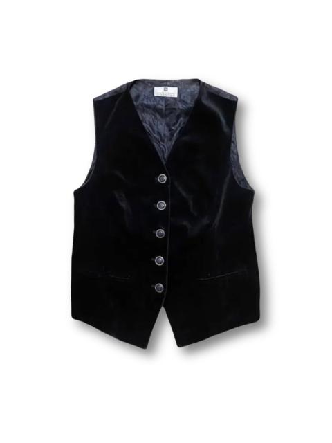 Givenchy Givenchy En Plus Paris Vintage Vest Viscous Velvet Size 44