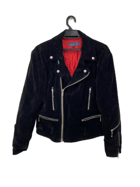 Other Designers Japanese Brand × Junya Watanabe × Seditionaries - JAPAN BRAND SUGGESTION CASUAL JACKET VELVET MULTI ZIPPER